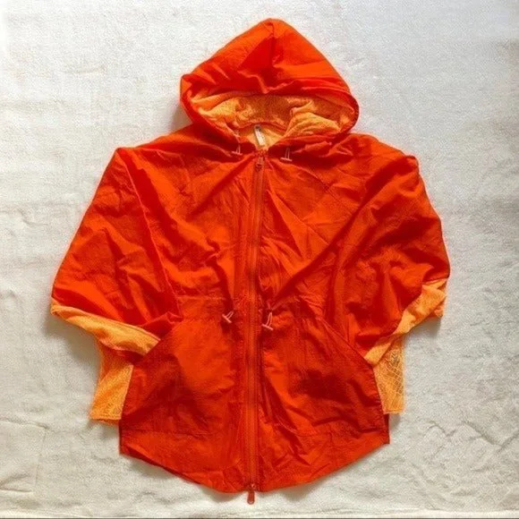 *SOLD* NWOT FP Movement One More Mile Neon Orange Lightweight Jacket Size Small - Picture 4 of 14